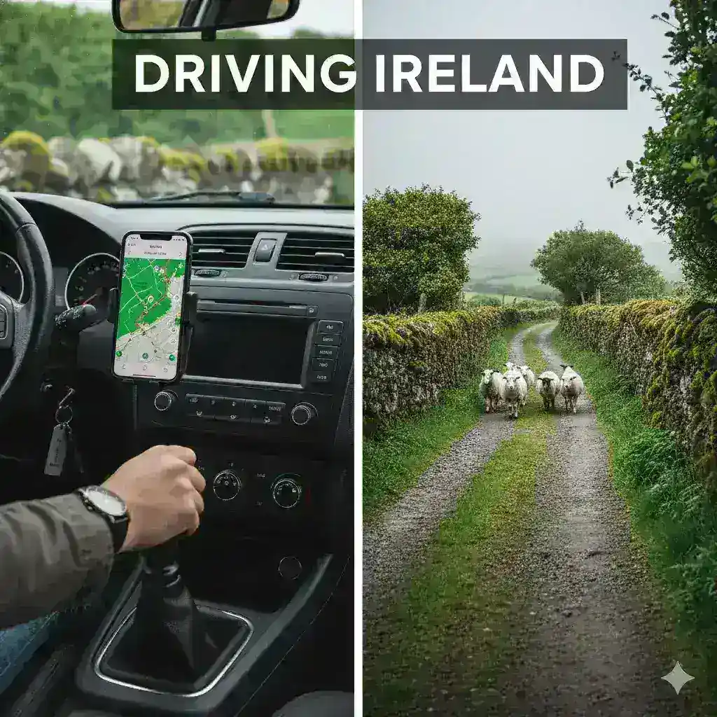 10 things that shock Americans about Irish driving laws and narrow roads.