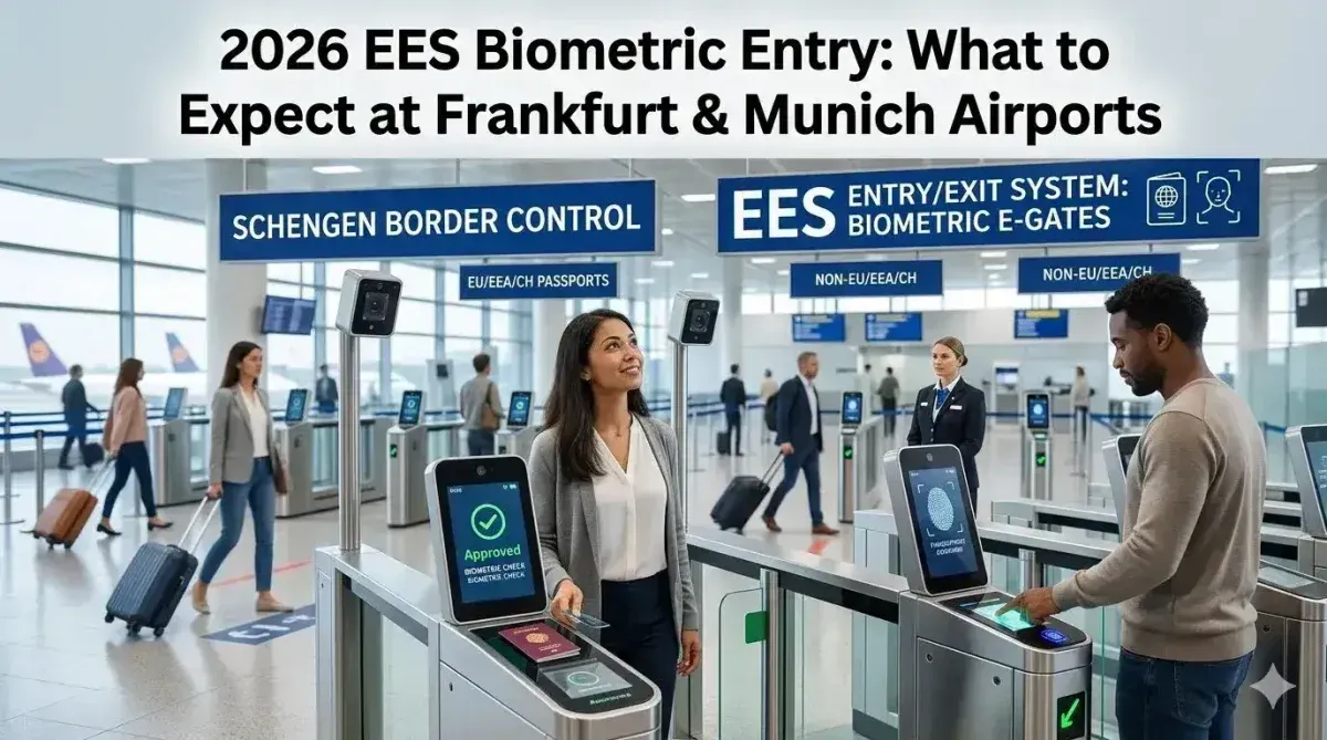 2026 EES Biometric Entry: Frankfurt & Munich Airport Guide