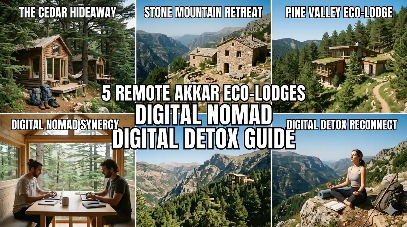5 Remote Akkar Eco-Lodges Digital Nomad Digital Detox Guide 2026