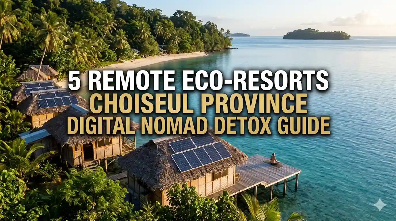 5 Remote Eco-Resorts Choiseul Province Digital Nomad Detox