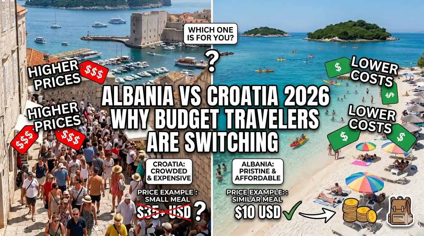 Albania vs Croatia 2026: Why Budget Travelers Switch Coasts