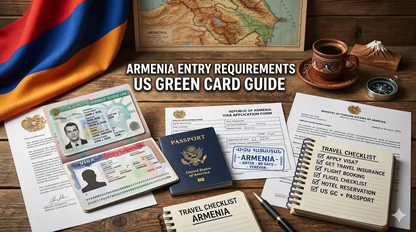 Armenia Entry Requirements Checklist for US Green Card Holders and Residents