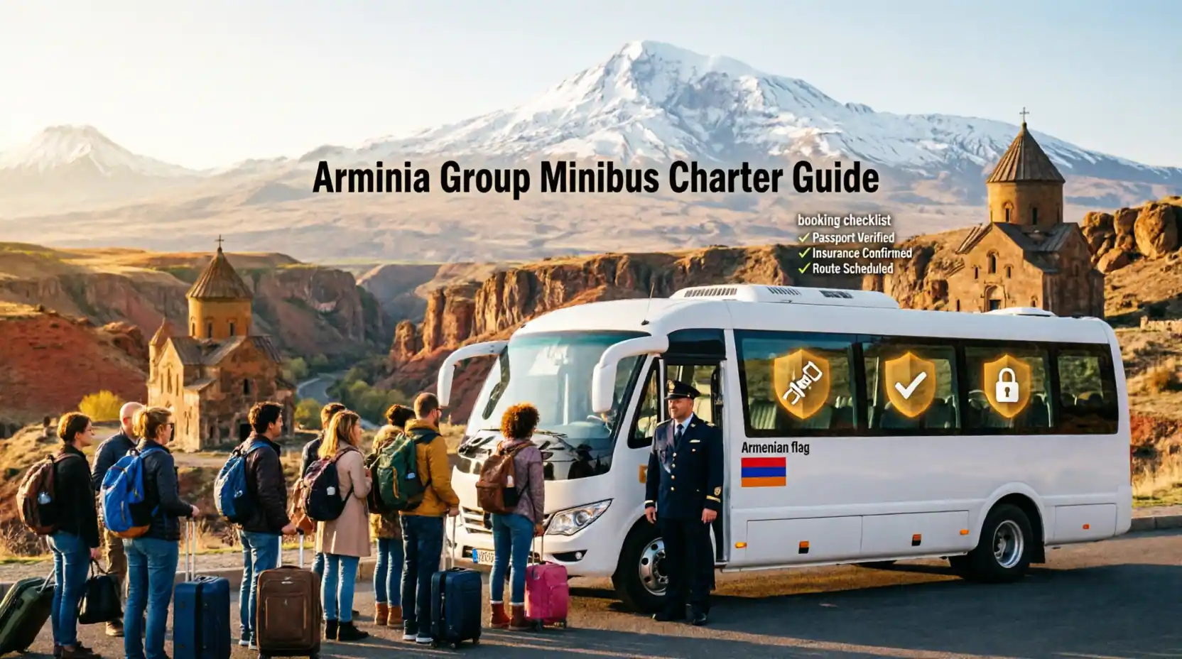 Armenia Group Travel Private Secure Minibus Charter Booking Guide