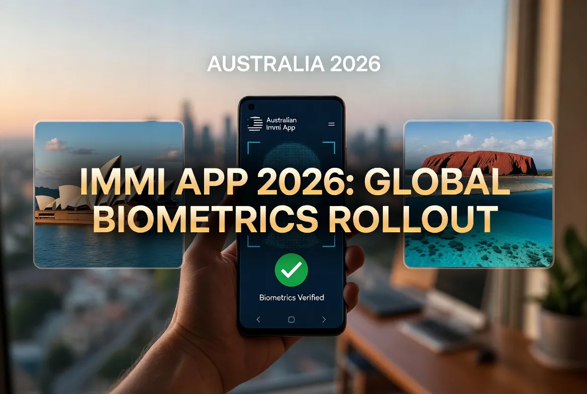 Australia Immi App Expansion 2026: How to submit biometrics via smartphone from any country.