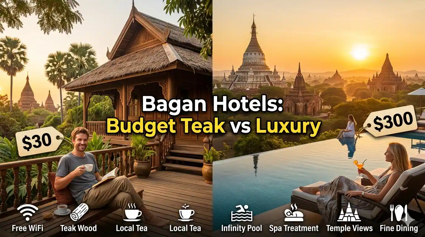Bagan Hotels: Budget Teak vs Luxury Boutique Resorts