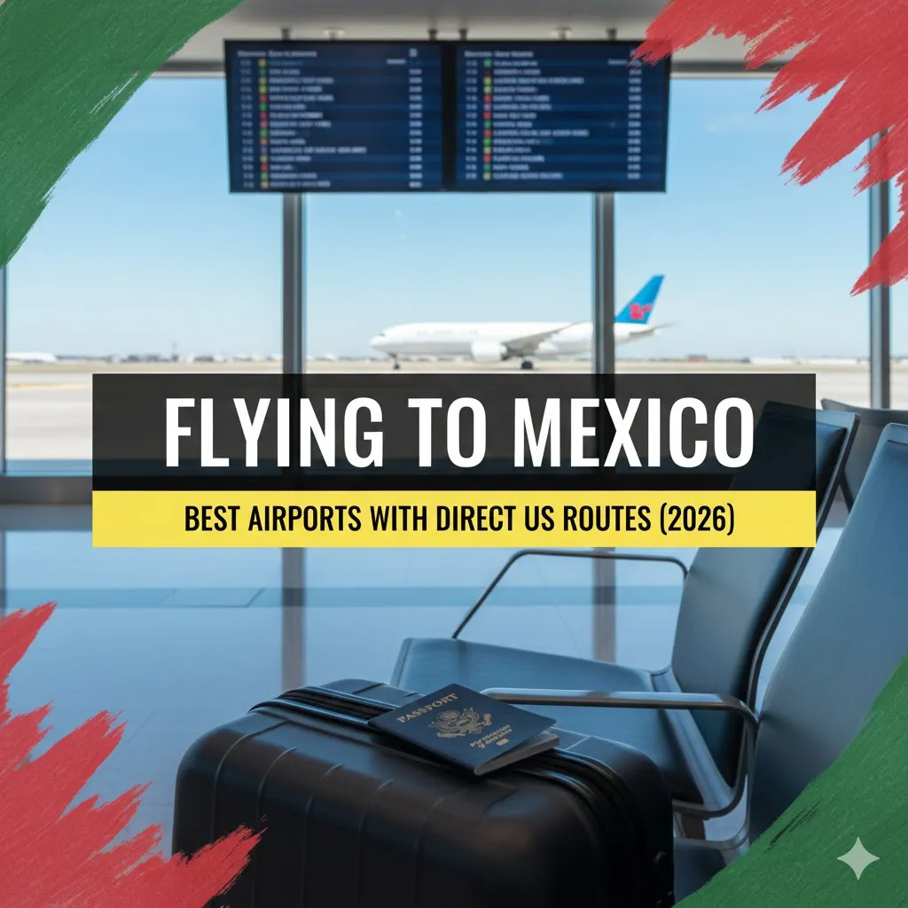 Best Airports to Fly into Mexico from the USA (2026 Direct Routes Guide)