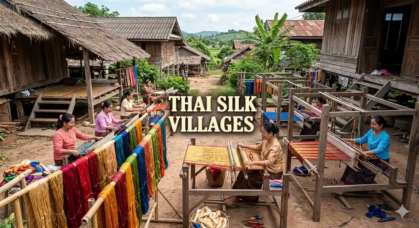 Best Places to Find Authentic Thai Silk in the Villages of Khorat and Surin