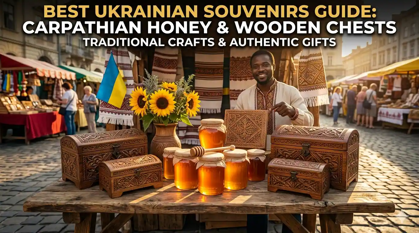 Best Souvenirs to Buy in Ukraine Carpathian Honey and Hand Carved Wooden Chests