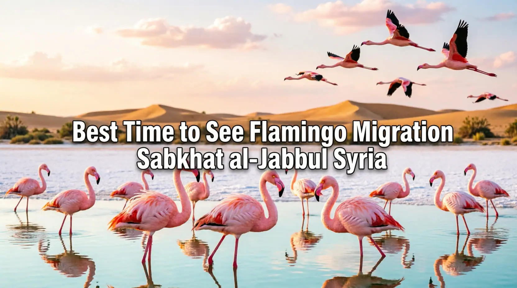 Best Time to See Flamingo Migration Sabkhat al-Jabbul Syria Guide 2026