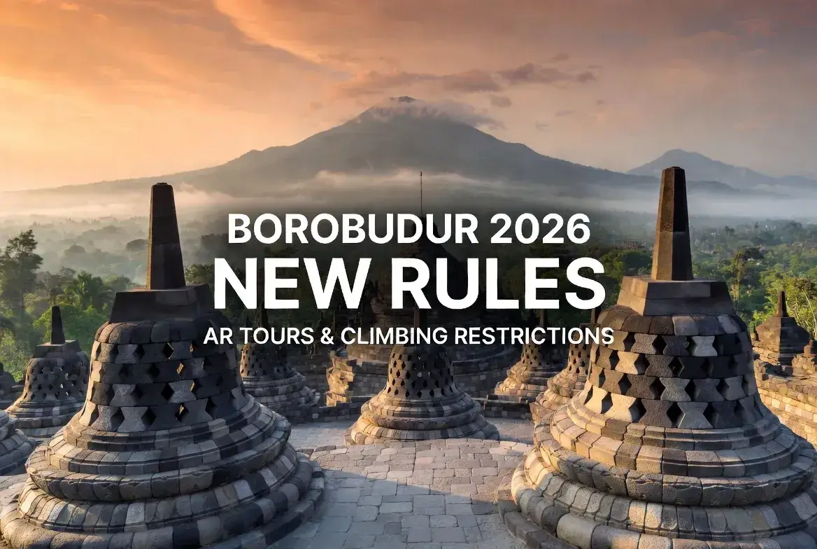 Borobudur 2026: New rules for climbing the stupas and AR-enhanced heritage tours.