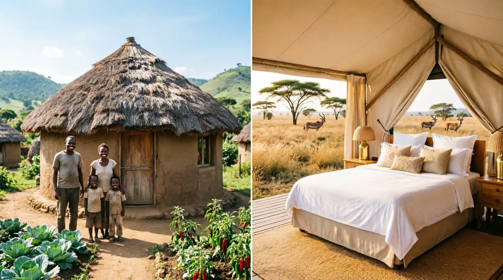 Budget vs Luxury Comparing Community Home-Stays to Private Akagera Glamping Resorts