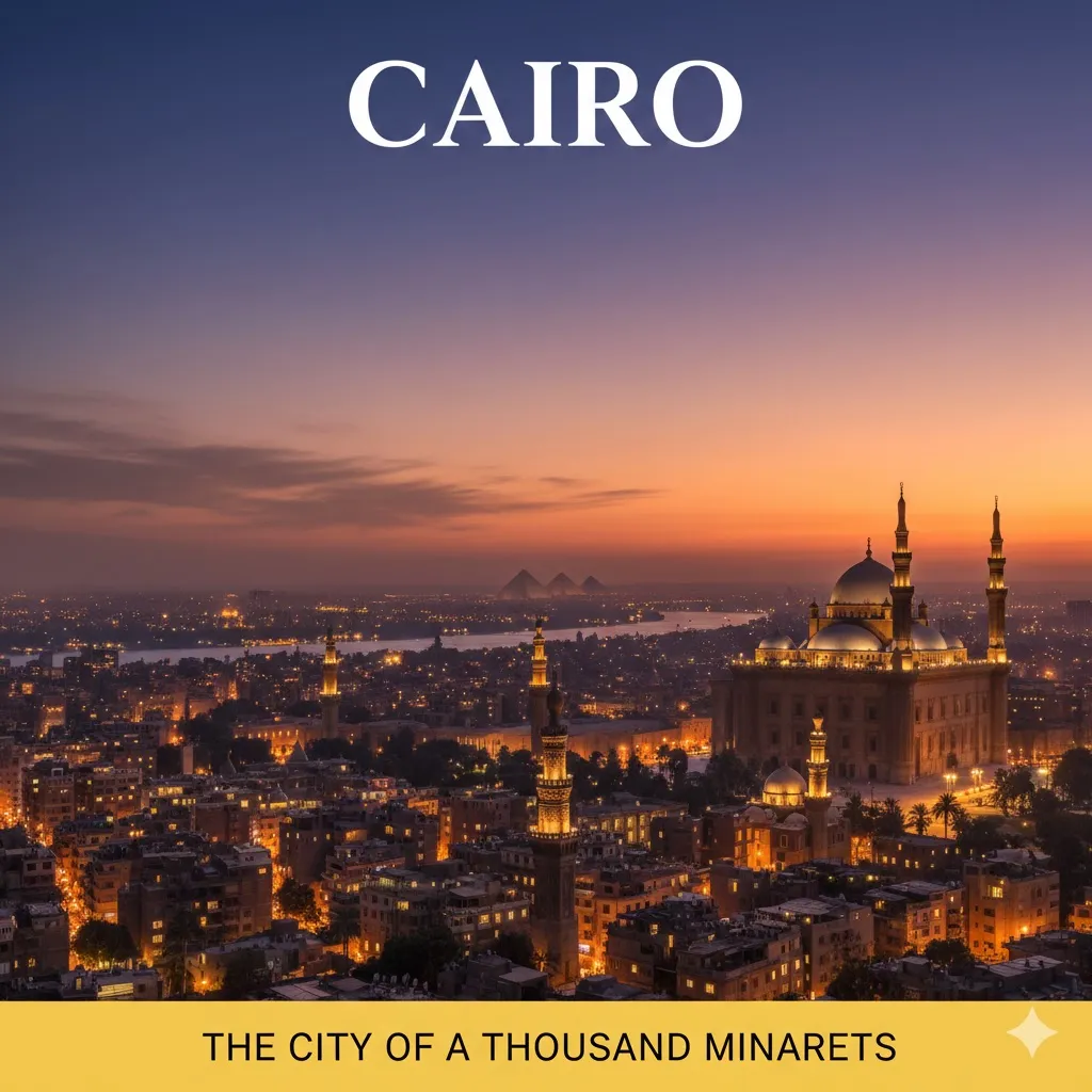 Cairo: The Bustling "City of a Thousand Minarets"