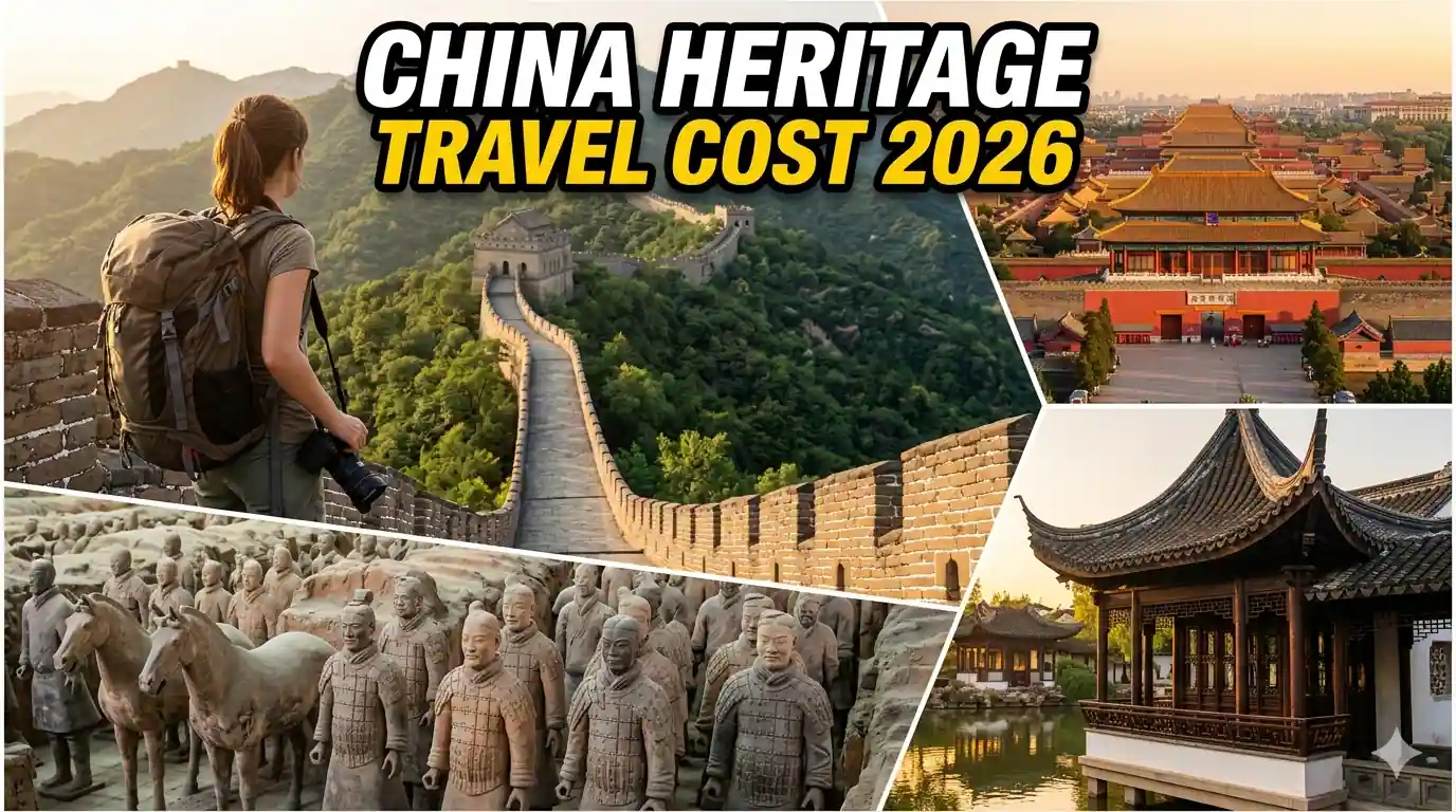 China Heritage Travel Cost and 3 Week Budget Guide from USA 2026