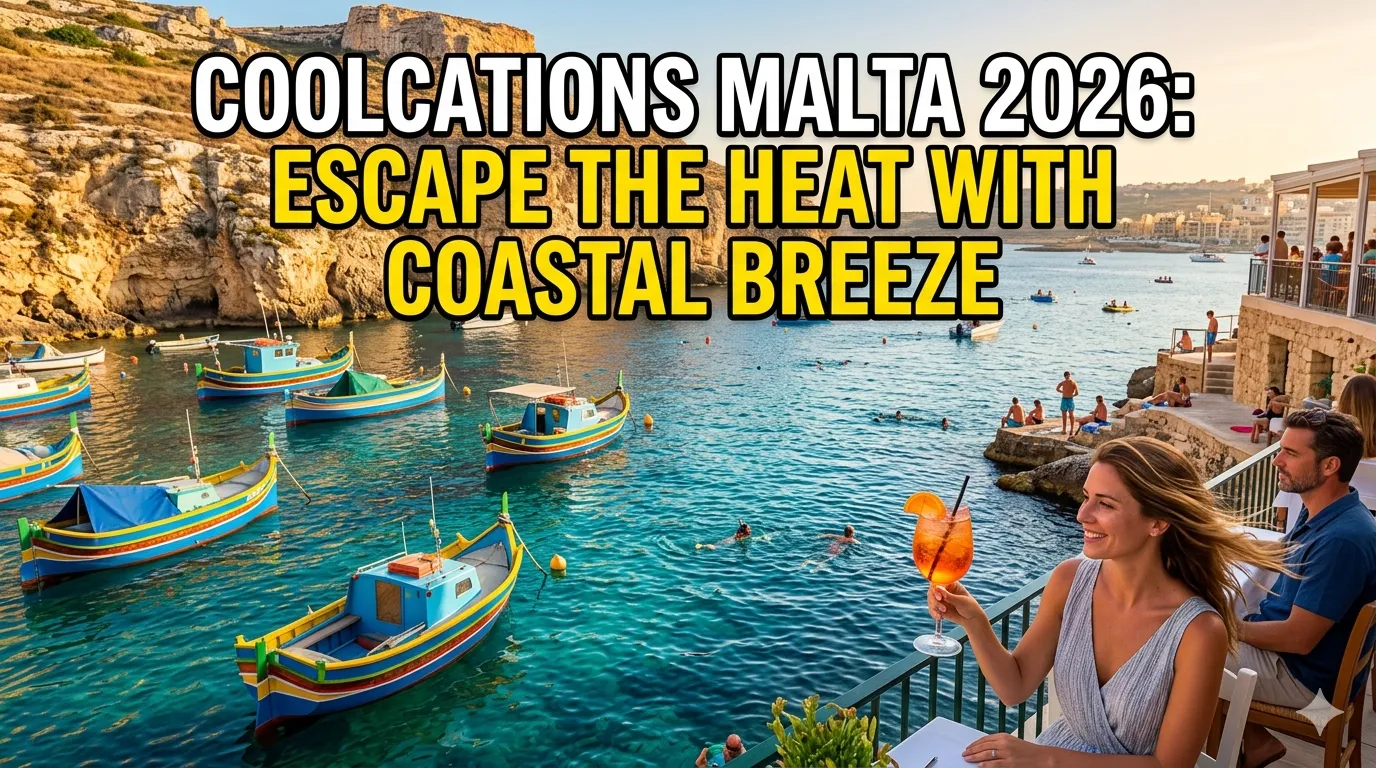 Coolcations Malta 2026: Coastal Breeze Escape from Heatwaves