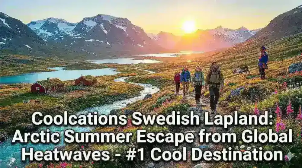 Coolcations Swedish Lapland: Arctic Summer Escape from Global Heatwaves (#1 Destination)