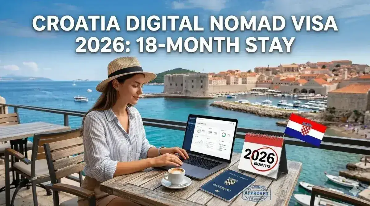 Croatia Digital Nomad Visa 2026: 18-Month Extended Stay Guide
