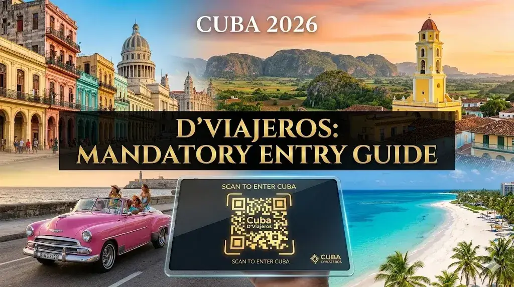 Cuba D'Viajeros 2026: Step-by-step guide to the mandatory digital entry form.