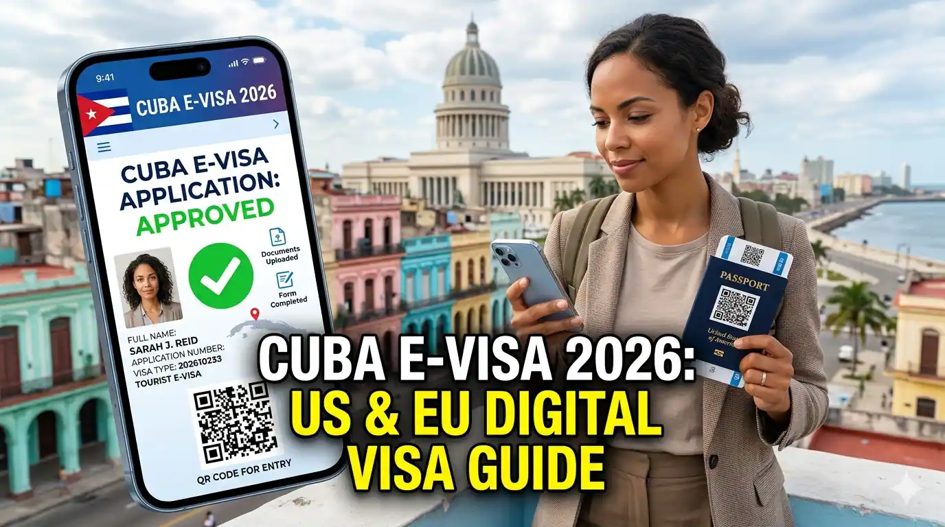 Cuba E-Visa 2026: Digital Visa Guide for US & EU Citizens
