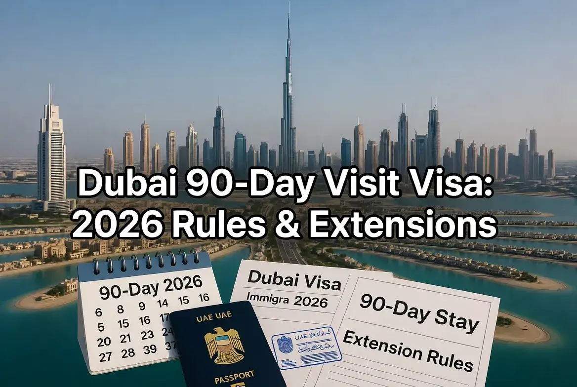 Dubai 90-Day Visit Visa 2026: Complete Guide to Stay Duration & Extension Rules