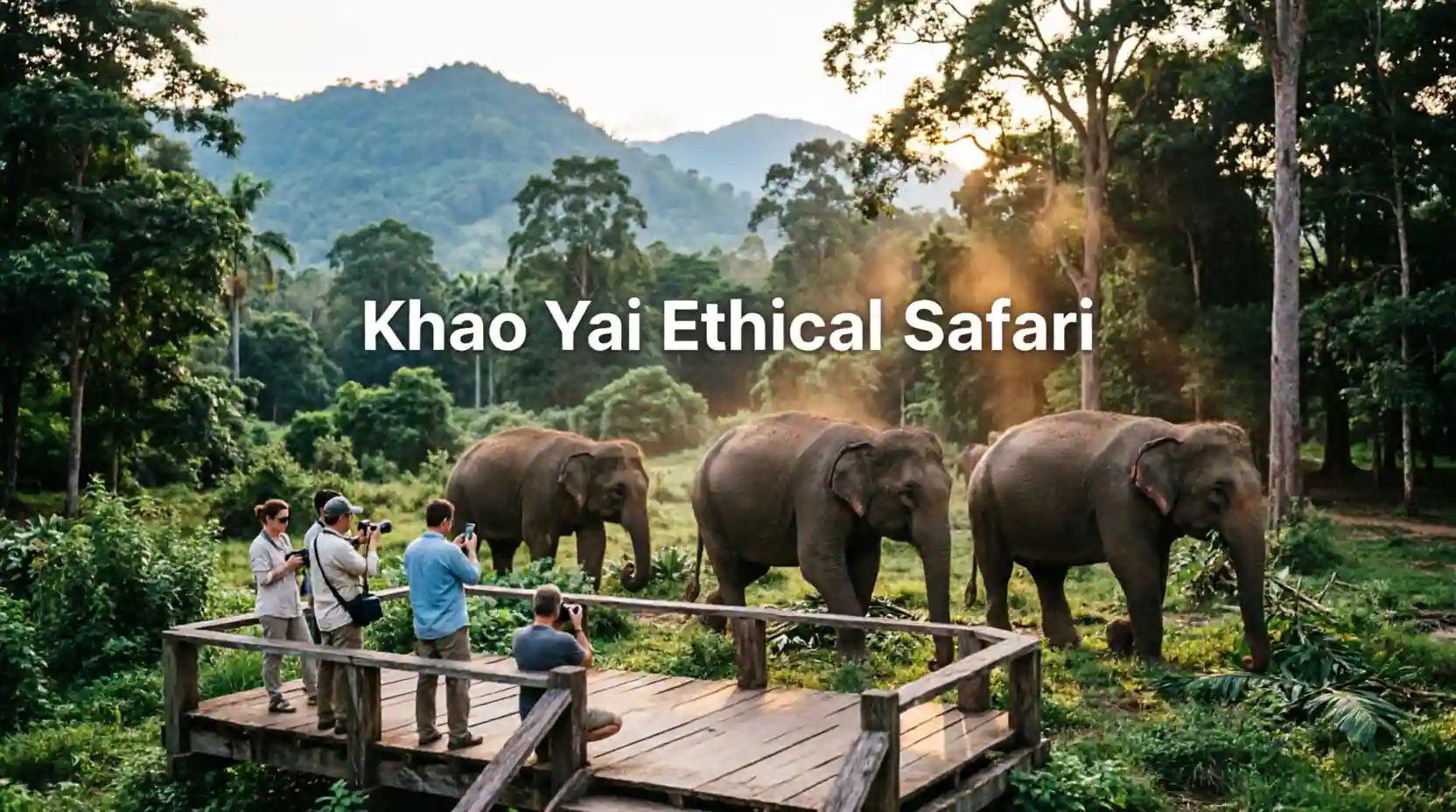 Ethical Elephant Night Safari in Khao Yai and How to Book Responsibly