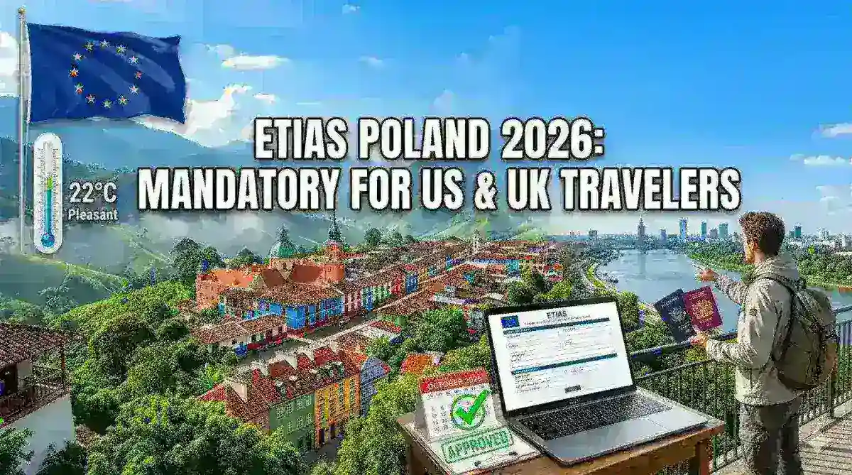 ETIAS Poland 2026: Mandatory for US & UK Travelers