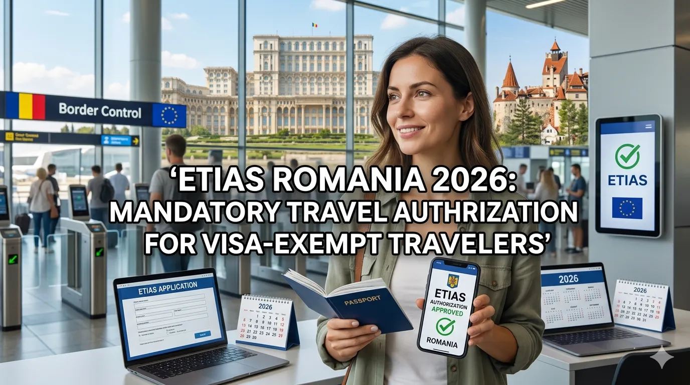 ETIAS Romania 2026: Mandatory Authorization for Visa-Exempt Travelers