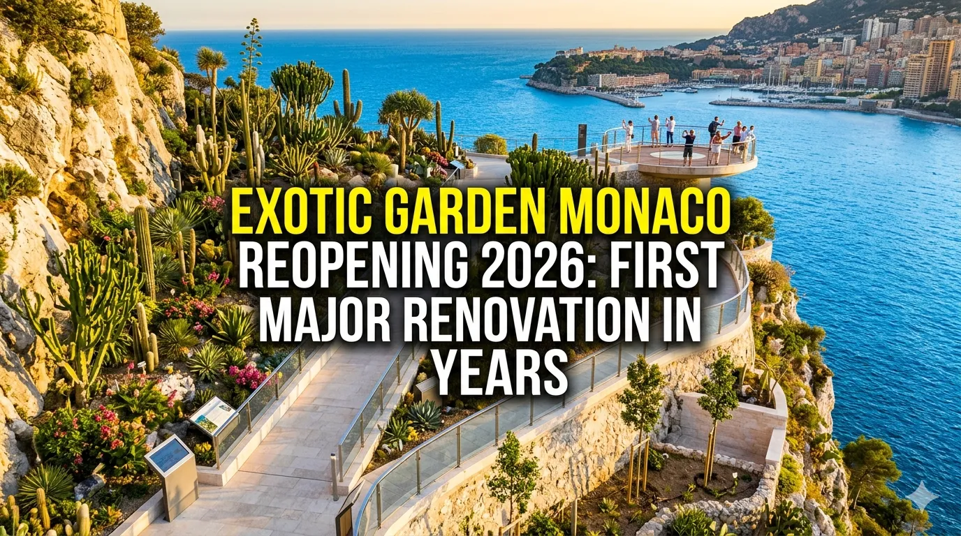 Exotic Garden Monaco Reopening 2026: What to Expect from Renovation
