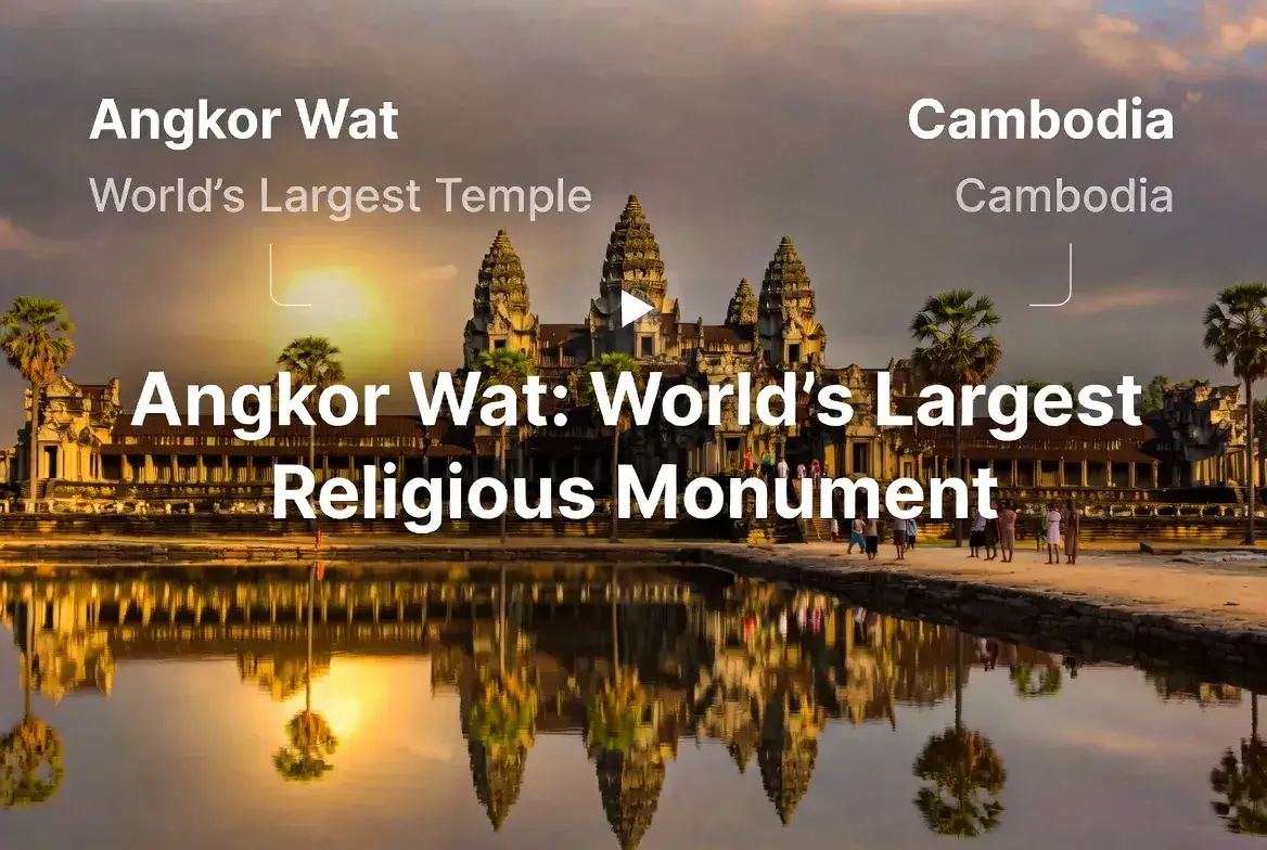 Exploring Angkor Wat: The World's Largest Religious Monument