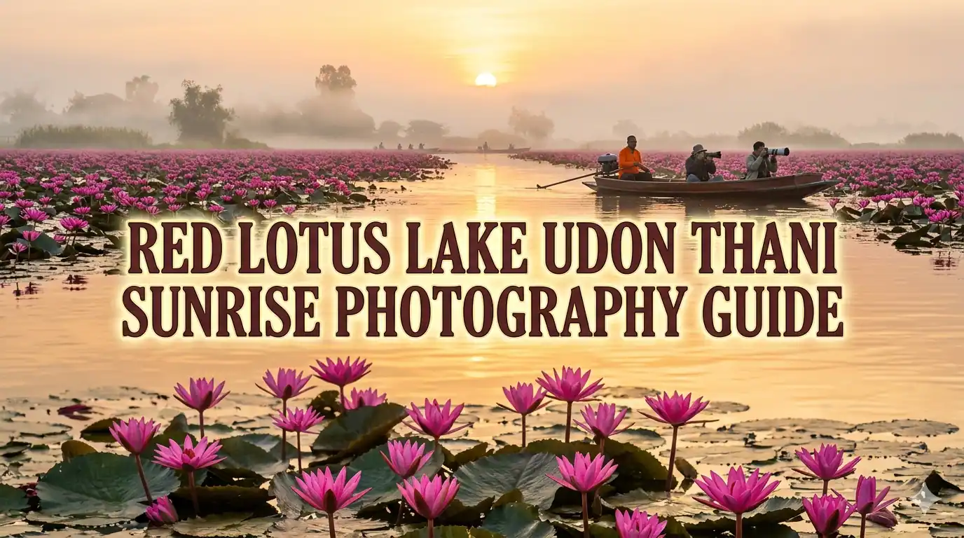 Exploring Red Lotus Lake Udon Thani at Sunrise for Best Photos