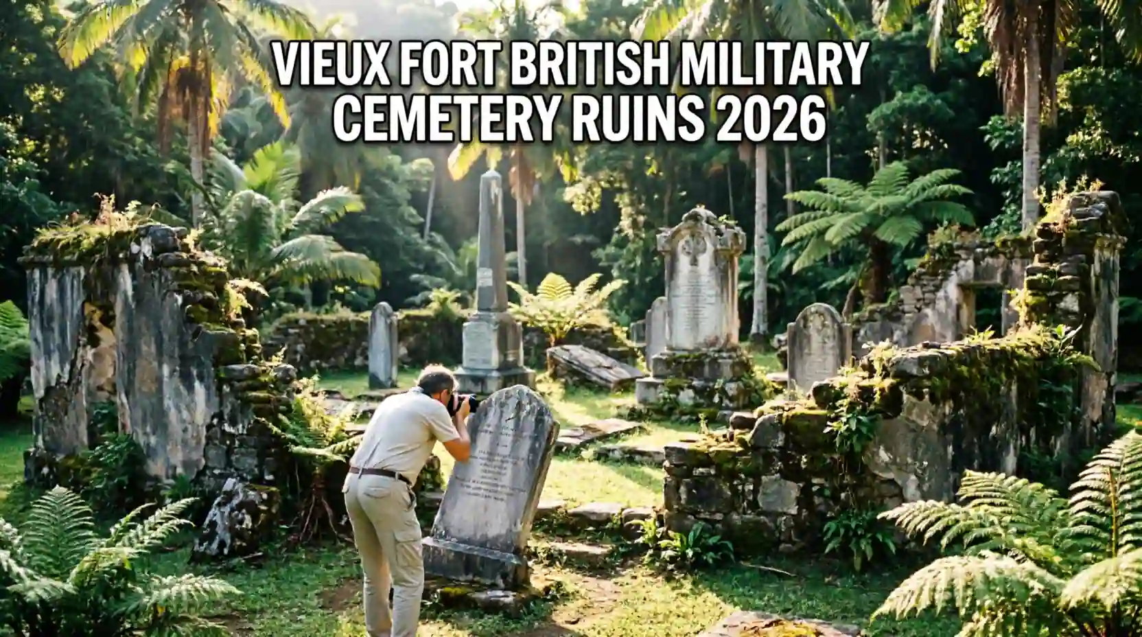 Exploring the Ruins of the Old British Military Cemetery in Vieux Fort: A Journey Through Saint Lucia's Colonial Military History