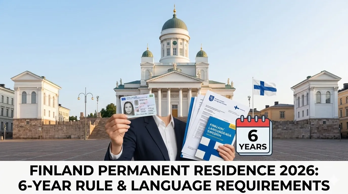 Finland Permanent Residence 2026: 6-Year Rule & Language