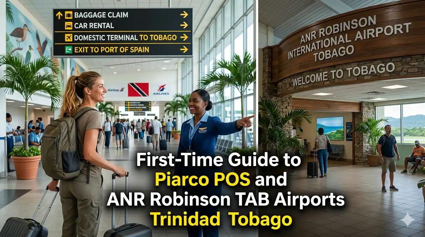 First-Time Travelers Guide to Navigating Piarco POS and ANR Robinson TAB Airports