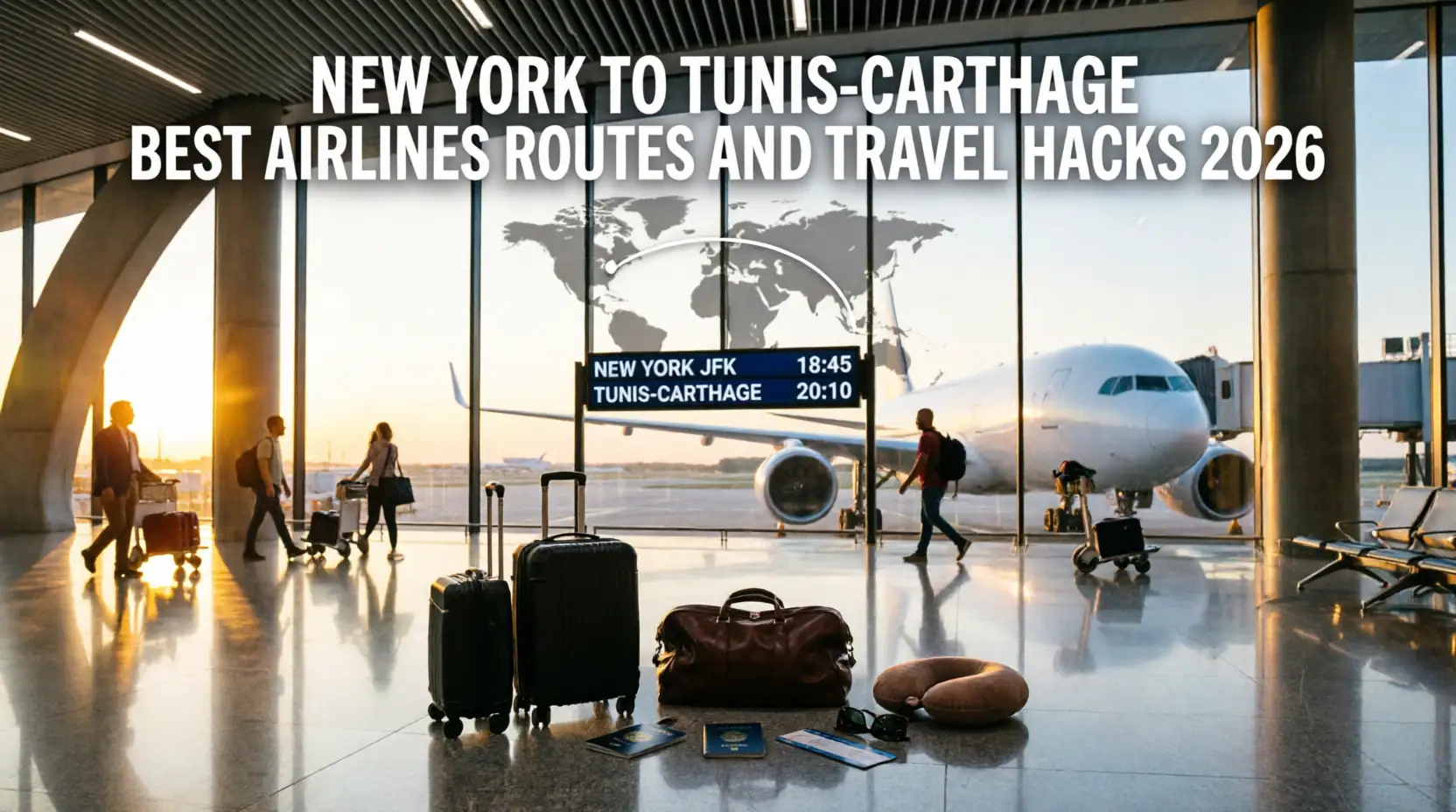 Flying from New York to Tunis-Carthage Best Airlines and Routes 2026