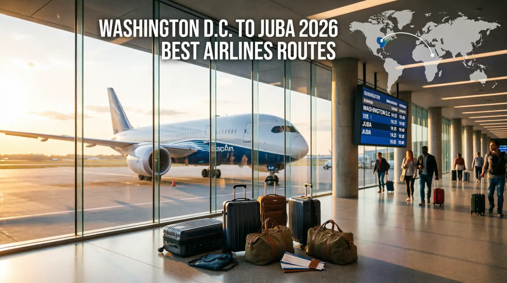 Flying from Washington D.C. to Juba Best Airlines and Routes 2026