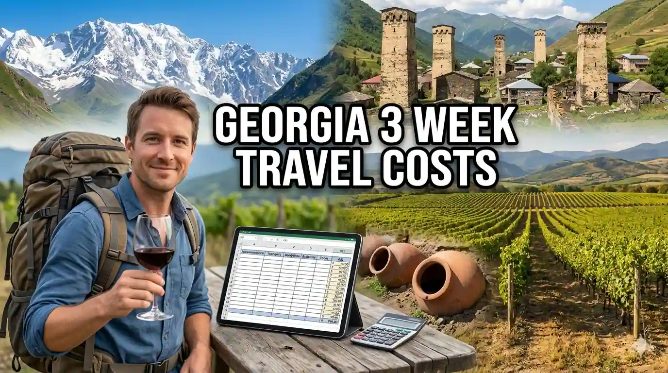 Georgia Travel Cost Breakdown for 3 Week Wine and Mountain Trip 2026