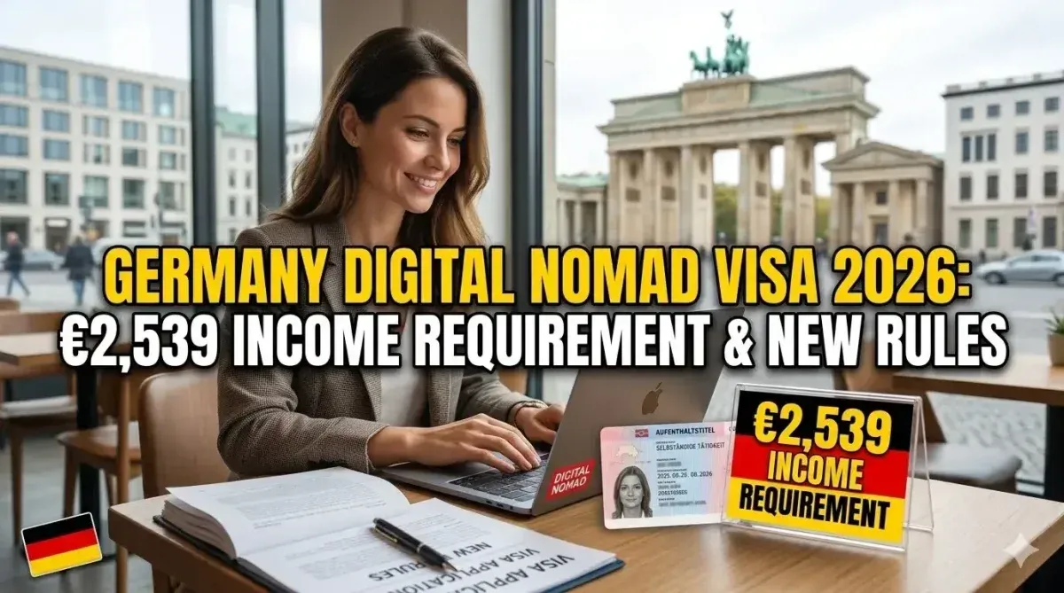 Germany Digital Nomad Visa 2026: €2,539 Income & New Rules