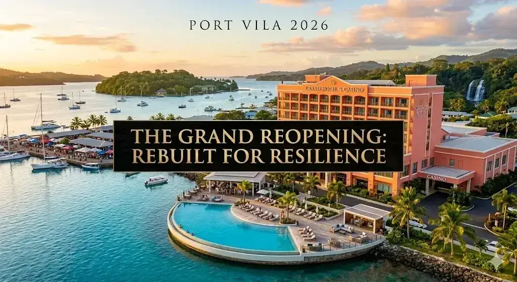 Grand Hotel Vanuatu Reopening 2026: Full guide to the March 6 relaunch in Port Vila.