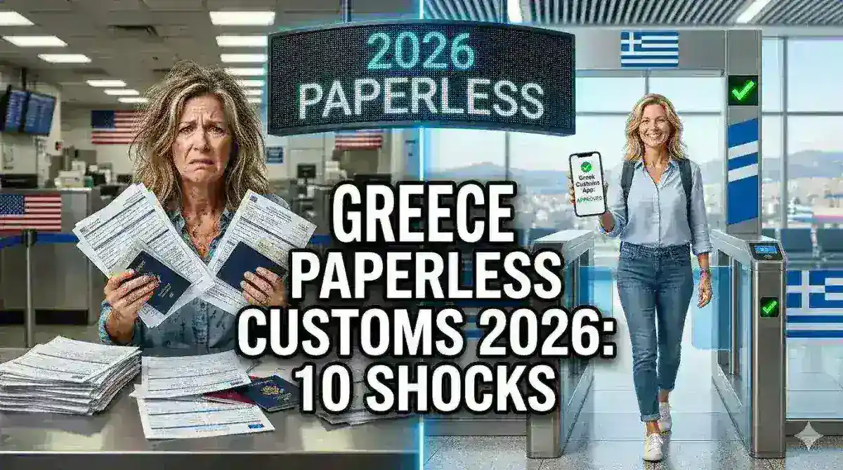 Greece Paperless Customs 2026: 10 Shocks for Americans