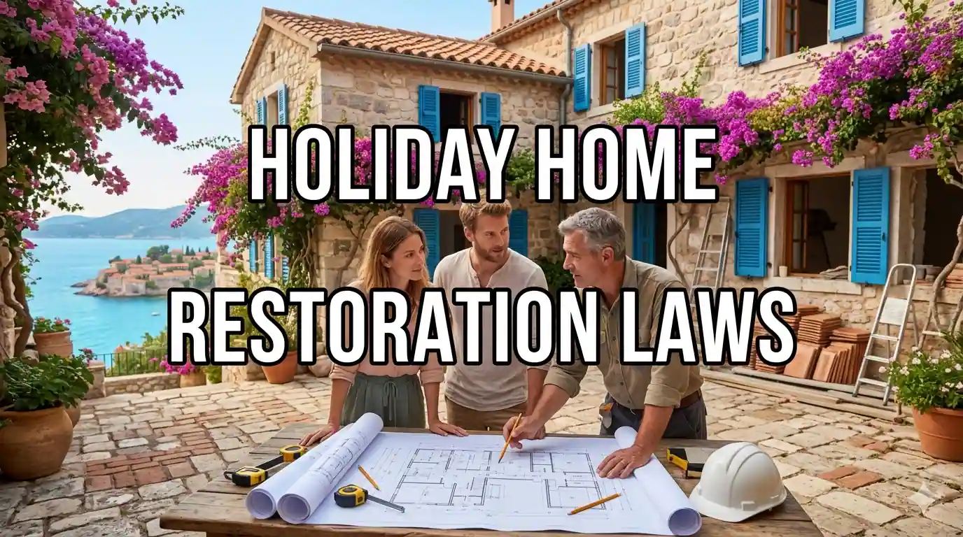 Holiday Home Restoration Laws and Real Estate Guide for Tourists 2026