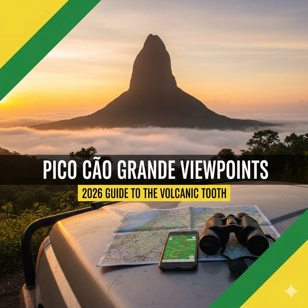 How to See Pico Cão Grande: The Best Viewpoints of the "Volcanic Tooth"