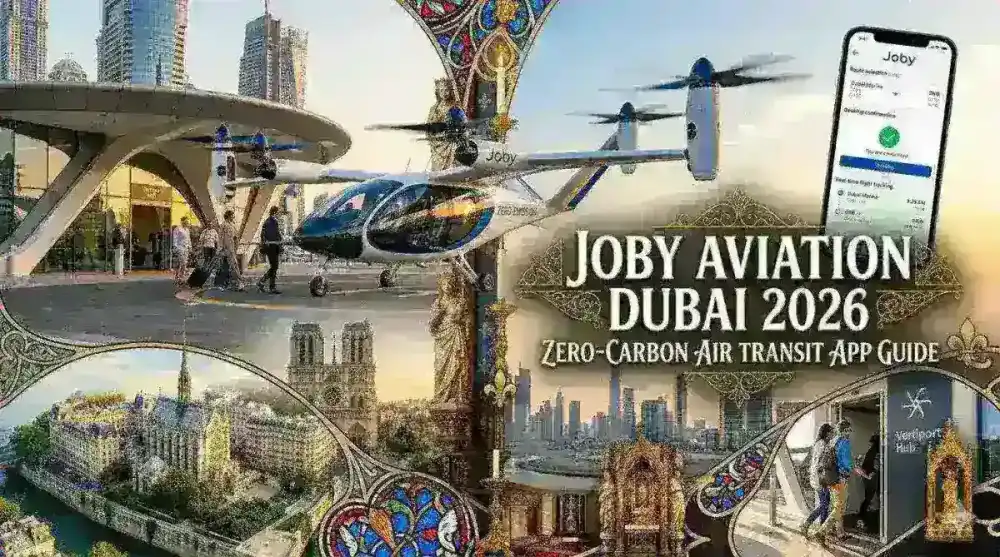 How to use the "Joby Aviation" app for 2026 zero-carbon air transit in Dubai.