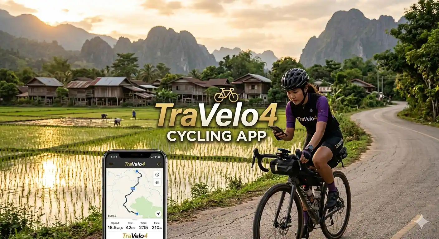 How to Use the TraVelo4 App for Automated Cycling Tours in Rural Thailand