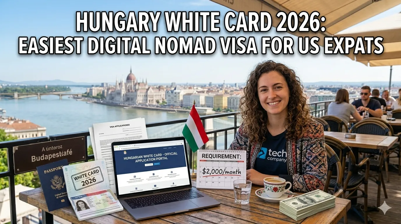 Hungary White Card 2026: Easiest Digital Nomad Visa for US