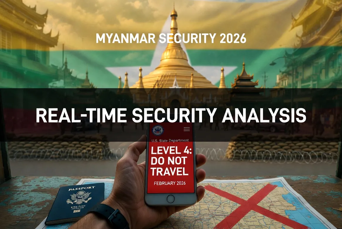Is Myanmar Safe for US Tourists in 2026? A Real-Time Security Analysis.