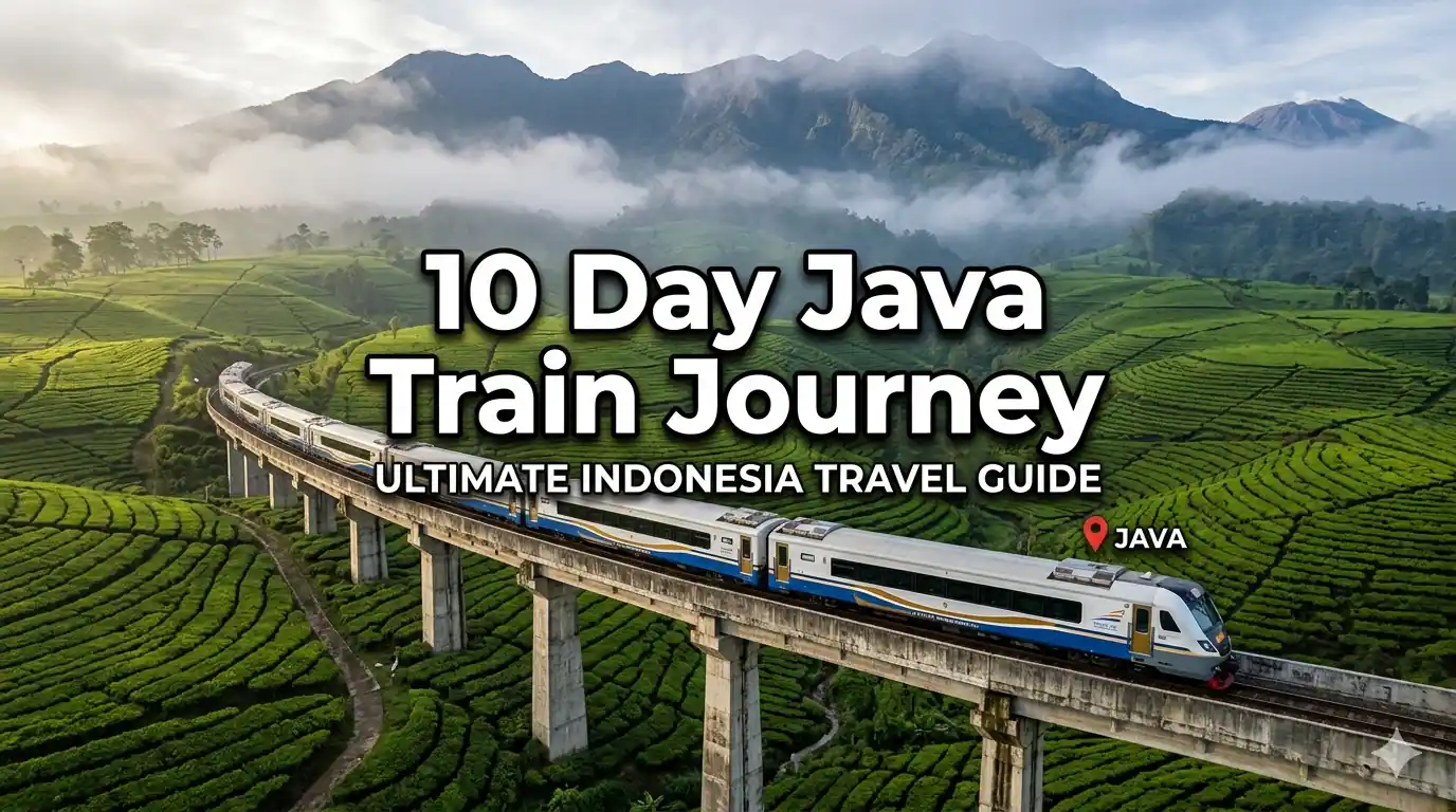 Java Train Travel Itinerary Jakarta to Yogyakarta Southern Route