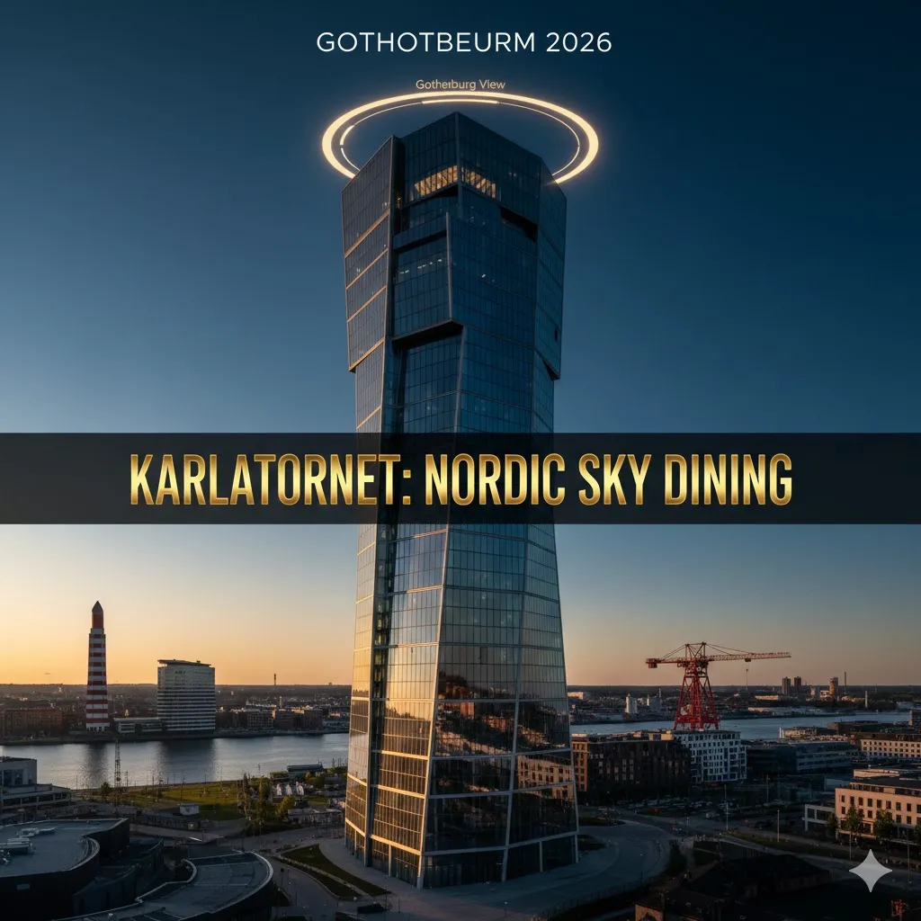 Karlatornet Gothenburg 2026: A guide to the observation deck and sky-high dining in the Nordic's tallest tower.