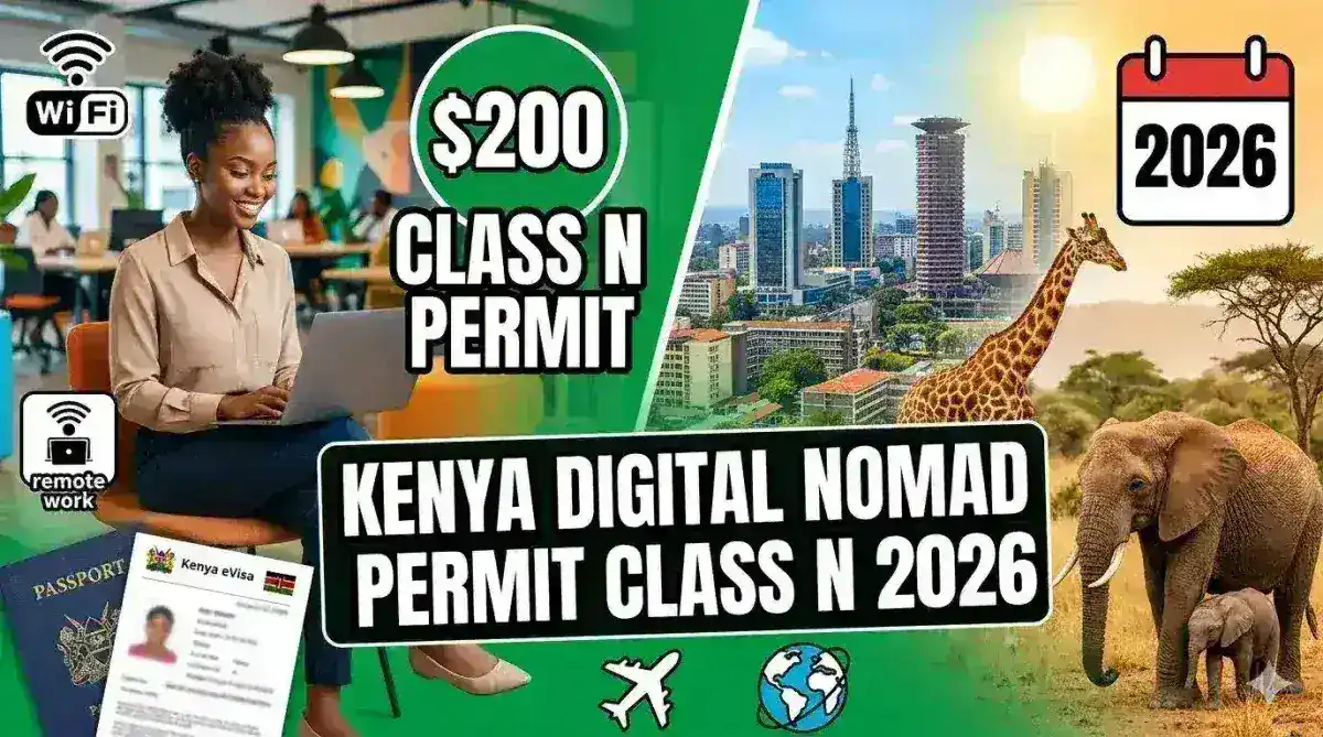 Kenya Digital Nomad Permit Class N: Requirements & Fees 2026