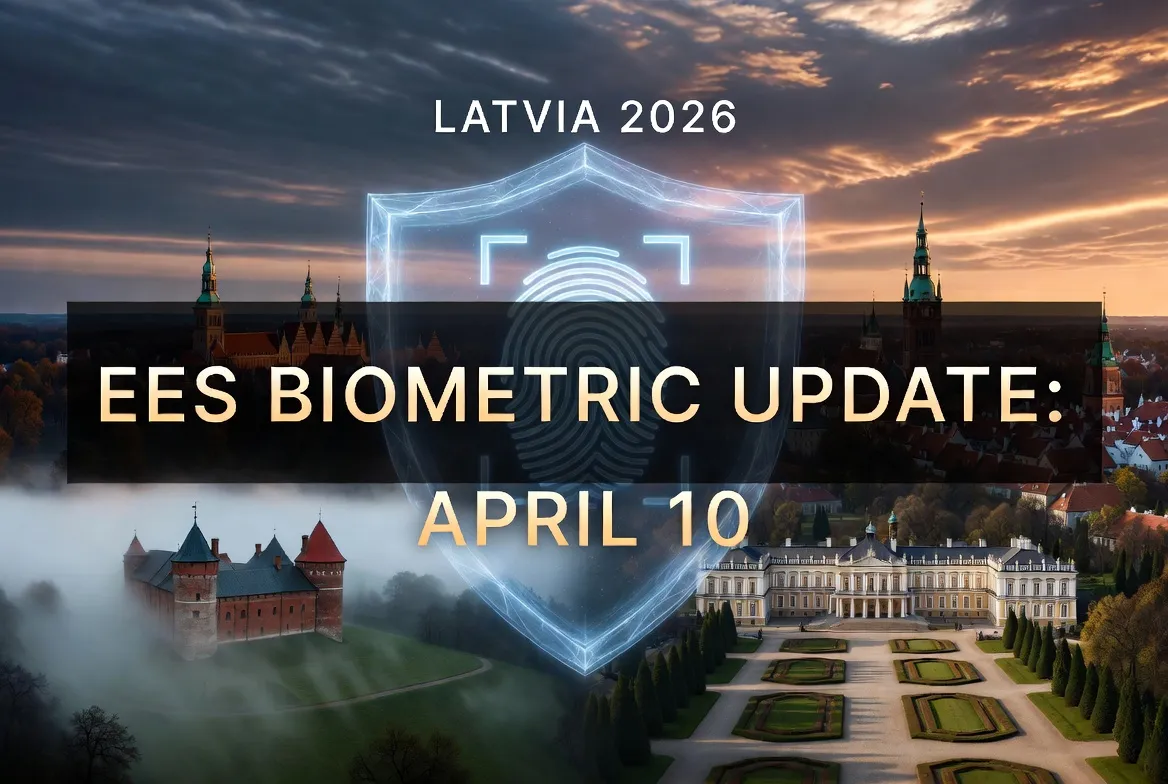 Latvia EES April 2026 Update: Why your biometrics will be recorded at the border starting April 10.