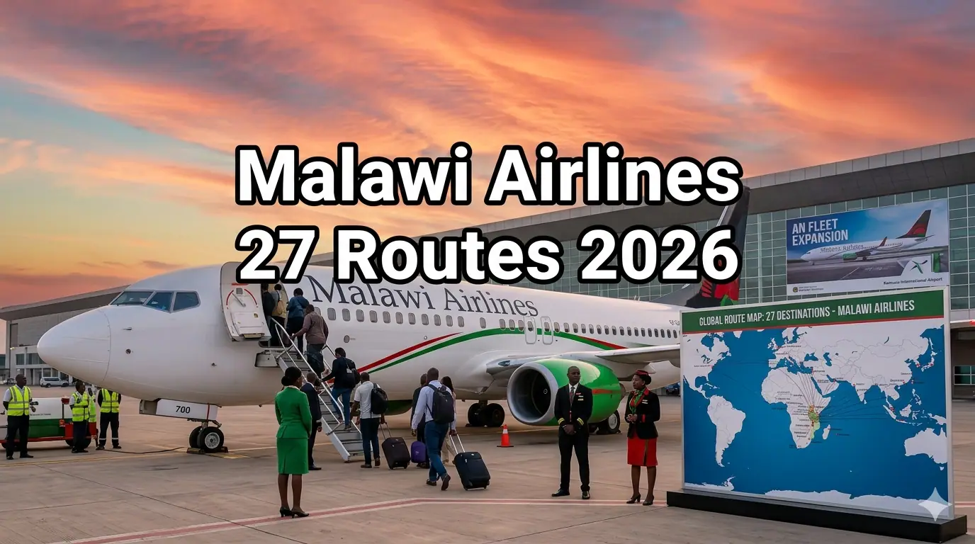 Malawi Airlines 2026: Fleet Expansion to 27 Routes