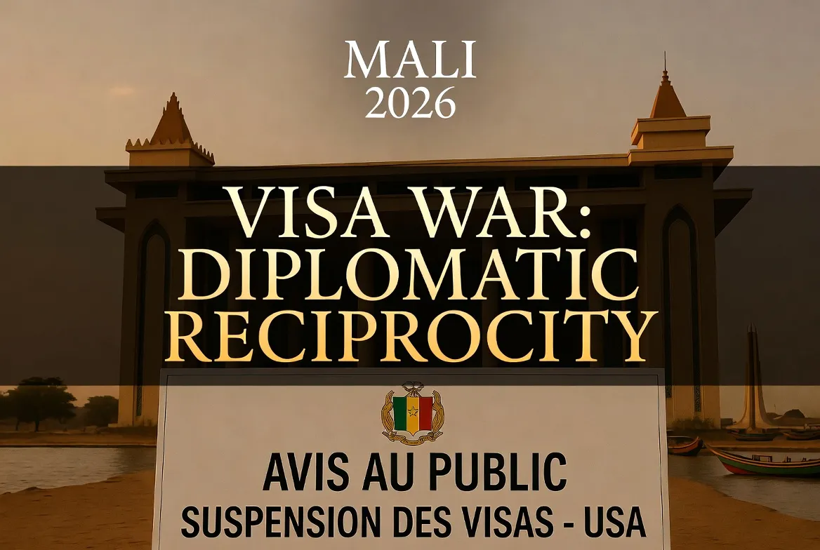 Mali-US Visa War 2026: Why visas for American citizens were suspended on Jan 1.